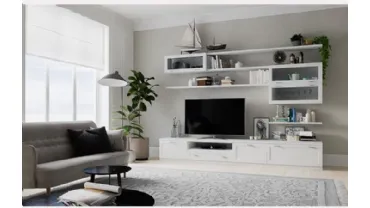 Elegant Wall Unit 3D 210 by Artigian - MIG Furniture